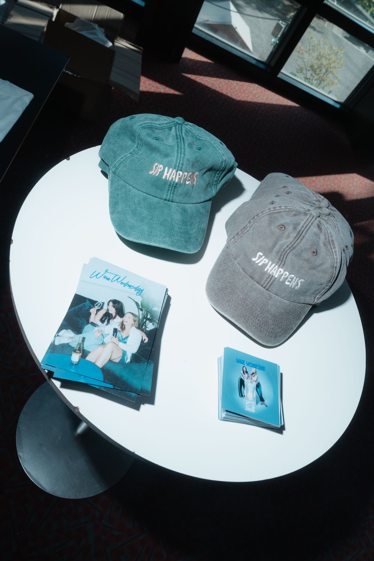 „Sip happens“ Cap grün