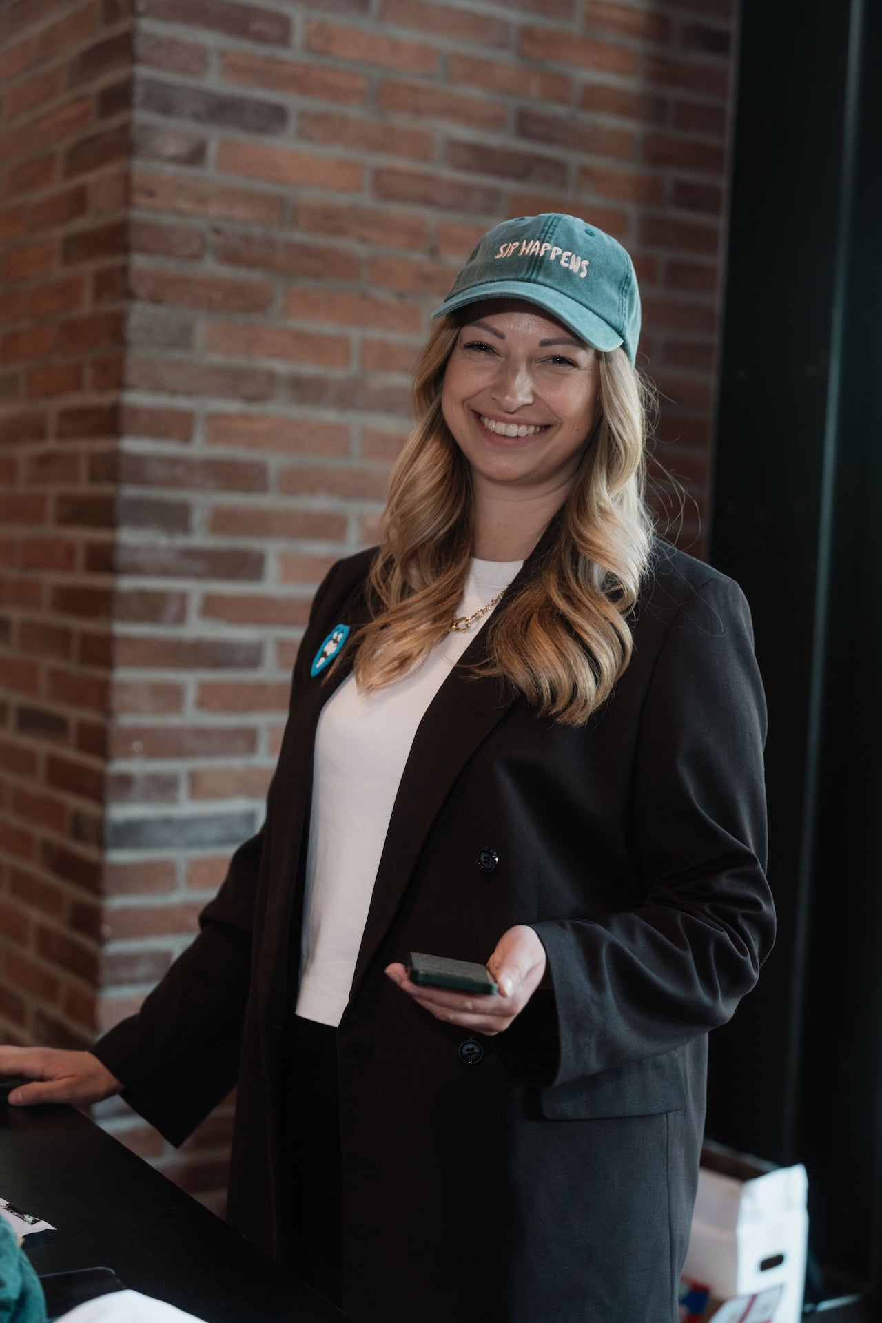 „Sip happens“ Cap grün