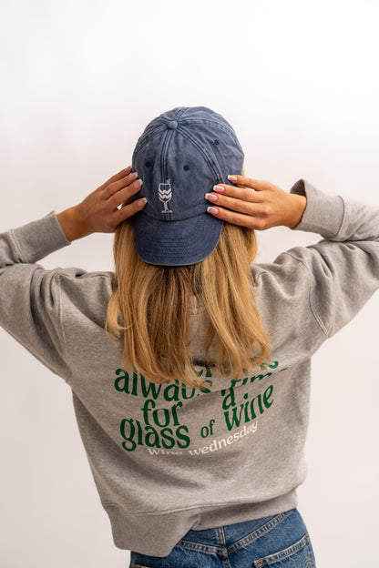 Vintage Cap "Weinglas"